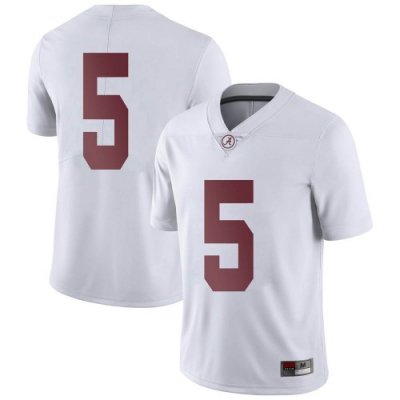 Men's Alabama Crimson Tide #5 Jalyn Armour-Davis White Limited NCAA College Football Jersey 2403GITF3